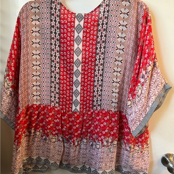 Johnny Was Multicolor Patterned Blouse - Picture 2 of 5